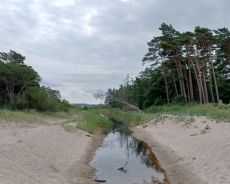 Zdjęcie dla Kanał łączący Jezioro Kopań z Morzem Bałtyckim